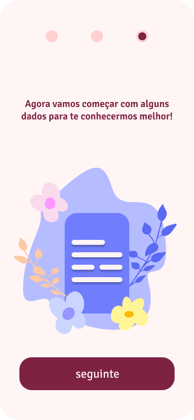 Coleta dos primeiros dados