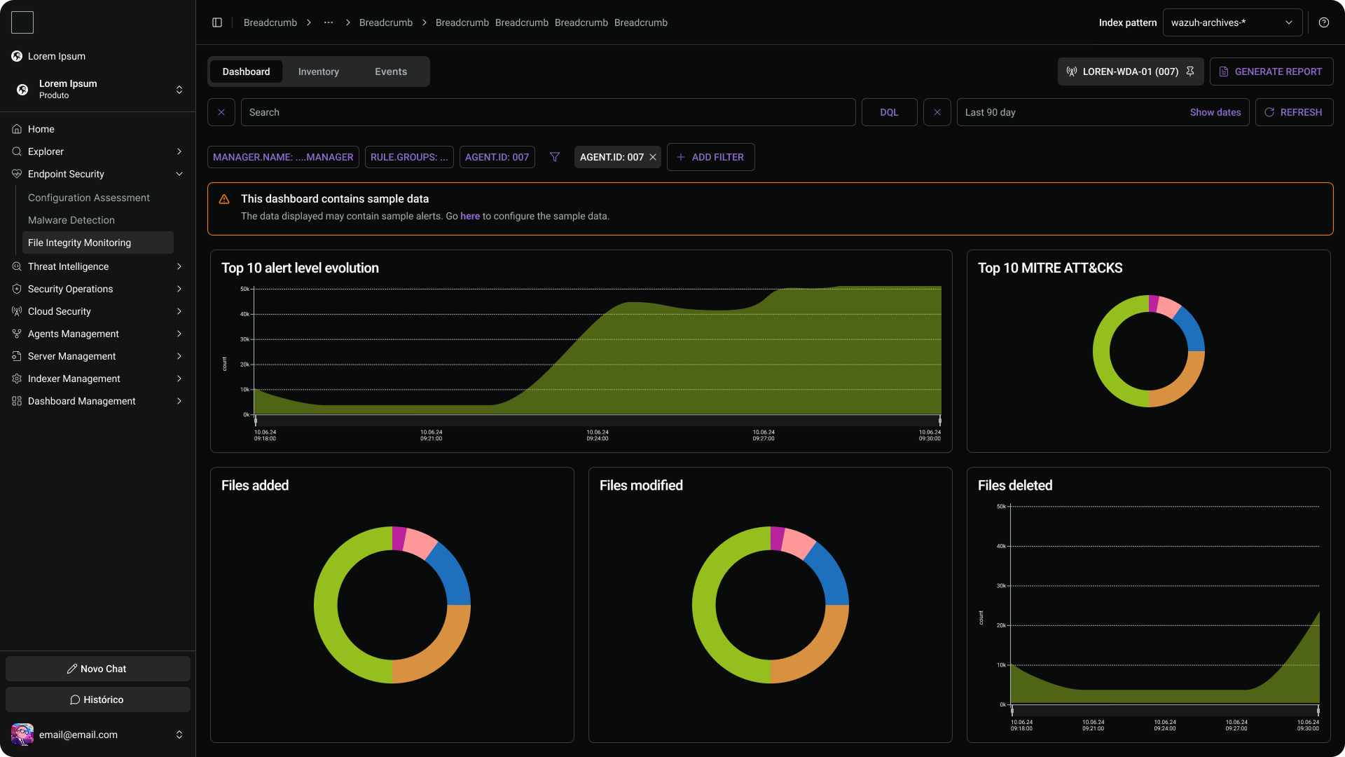 Interface depois do redesign (Oktos)